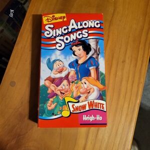 Disney Sing-a-long VHS Tape